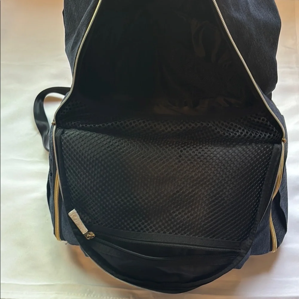 Lublu Denim Diaper Bag Blue EUC
